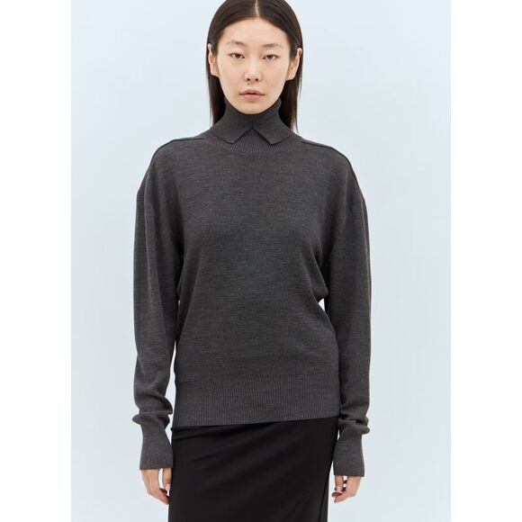 Burberry Women Wool High Neck Sweater